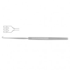 Wound Retractor 3 Blunt Prongs - Large Curve Stainless Steel, 16.5 cm - 6 1/2" Width 10 mm